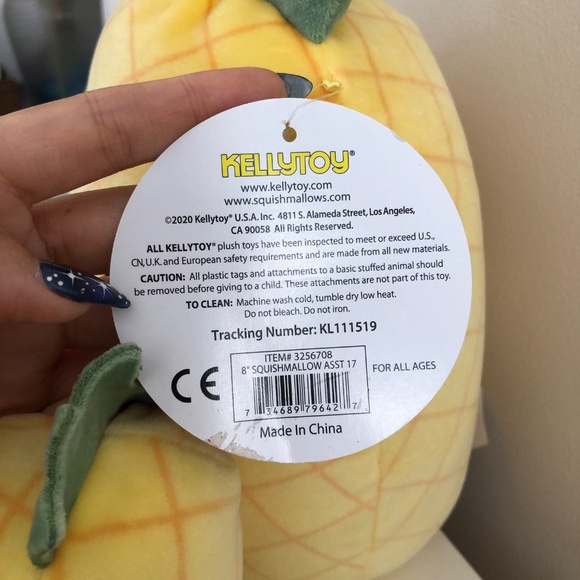 NWT SET OF 2 Squishmallow Maui the Pineapple 5" + 8" FIRST RELEASE 2020 - Picture 3 of 7